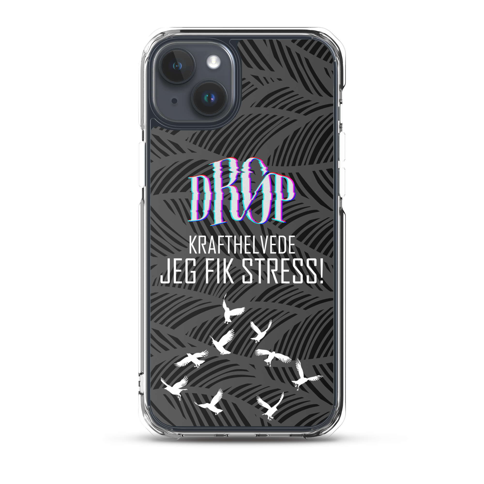 Jeg fik stress iPhone Cover DRØP