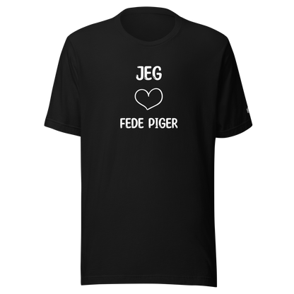 Jeg elsker fede piger Tee DRØP