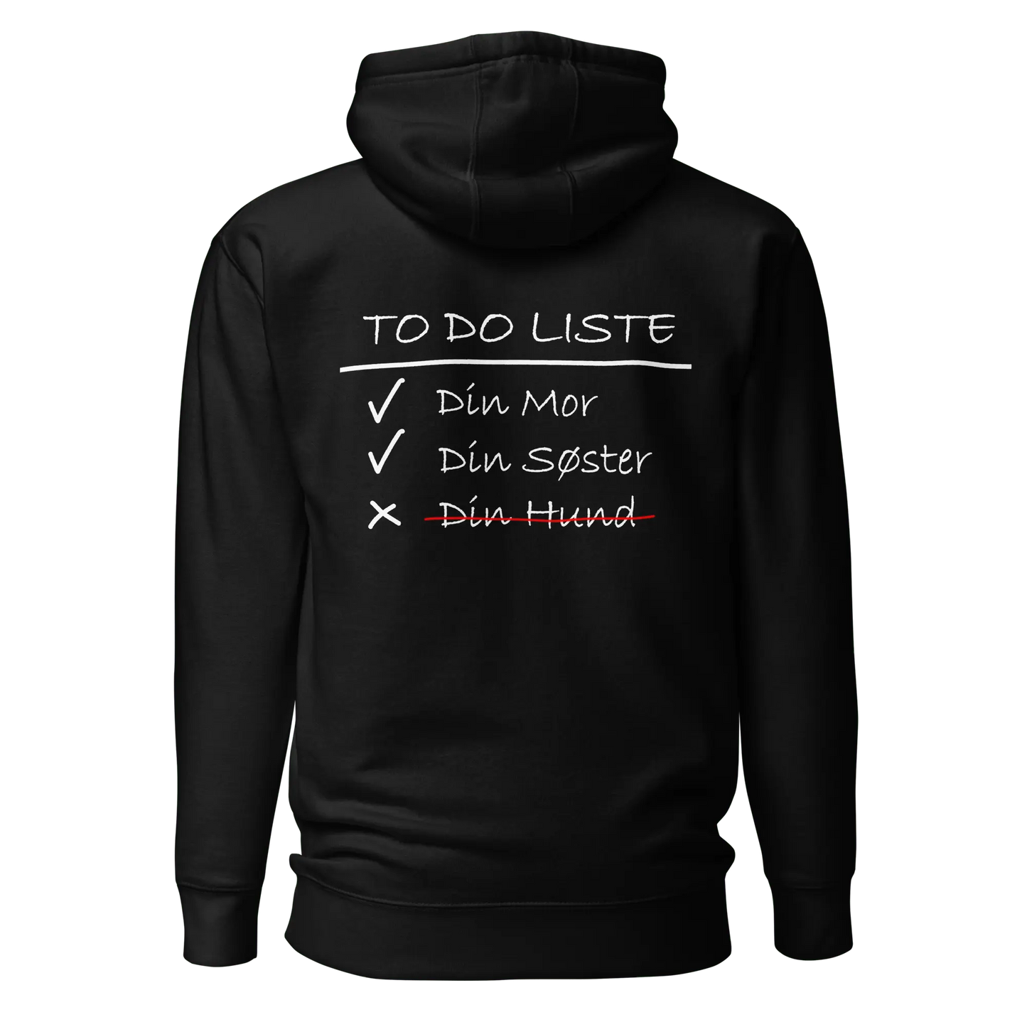 To do liste Mand hoodie - DRØP