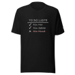 To Do Liste Mand Tee - Droep